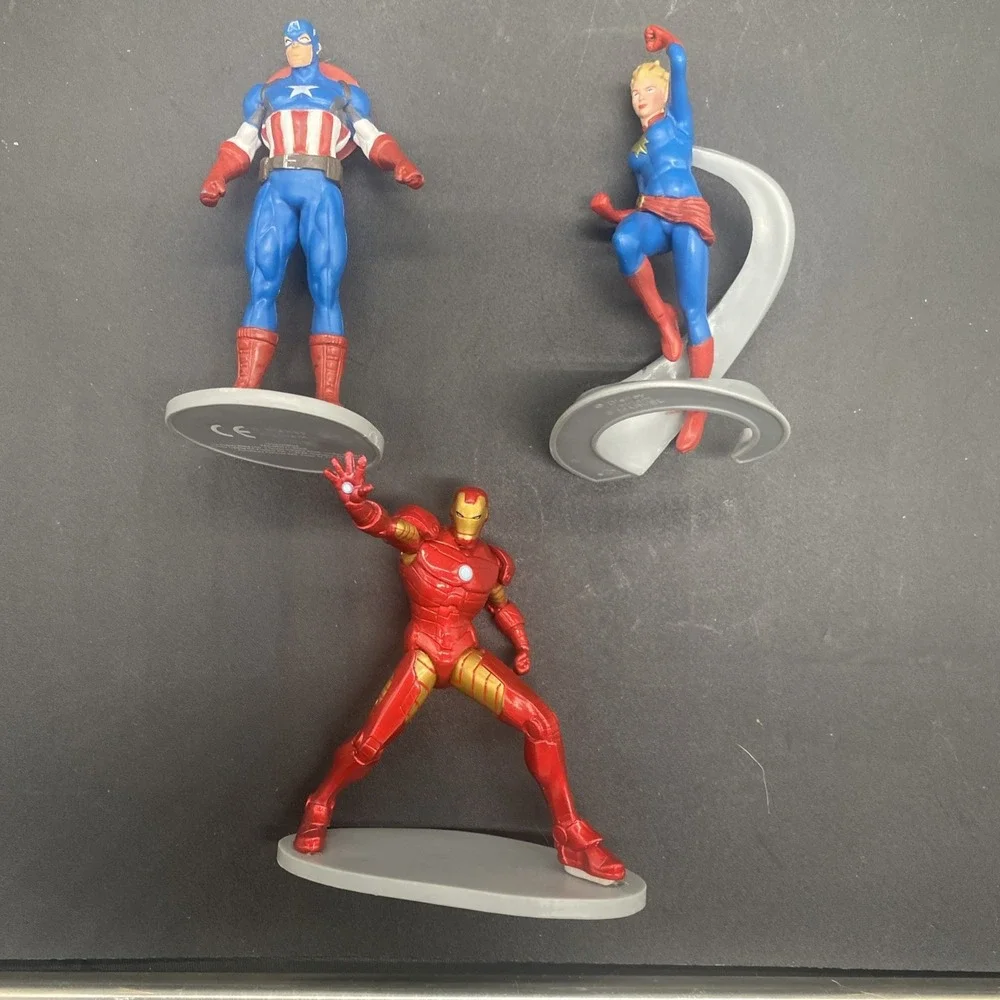 Marvel Disney Avengers Action Figures HULK- Lot Of 8 PVC Cake Toppers Dr Strange